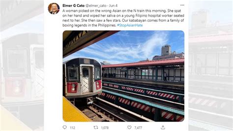 Pinay victim ng Asian hate sa New York, sinapak ang attacker.
